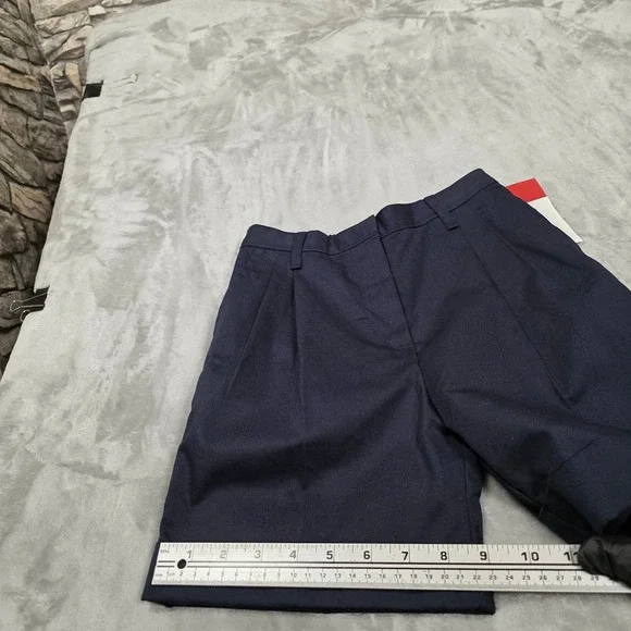 Dennis Uniform Shorts Girls G8 Navy New Pleated Cuffed School Uniform 4050 - Picture 8 of 11